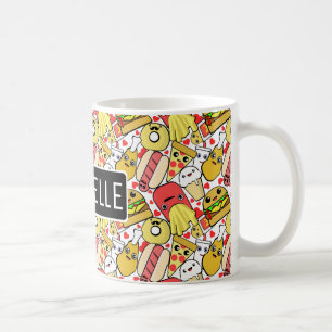 Taza De Café Comida Kawaii personalizada