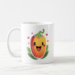 Taza De Café Comida Picante Chili Kawaii Pimienta Caliente