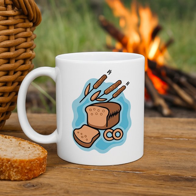 Taza De Café Comida rústica para granjas de pan integral (Subido por el creador)