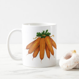 Taza De Café Comida vintage, Bunch of Organic Carrots Vegetable