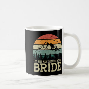 Taza De Café Comience La Aventura Novia Recién Casados Parejas