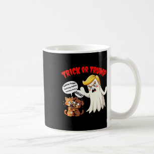 Taza De Café Comiendo Los Perros Truco O Trump Divertido Trump 