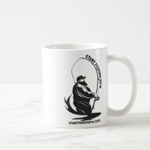 Taza De Café Comienza a pescar Dfw Fishy Fisherman Divertido Am