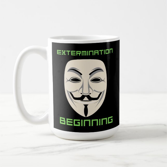 TAZA DE CAFÉ COMIENZO DE EXTERMINACIÓN (Izquierda)