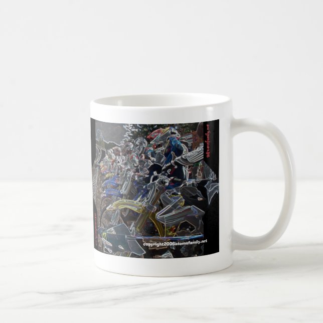 Taza De Café comienzo del motocrós, necesito un arreglo, (Derecha)