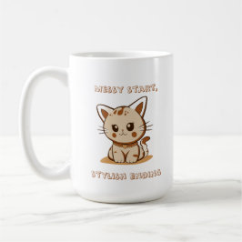 Taza De Café Comienzo desordenado, final elegante