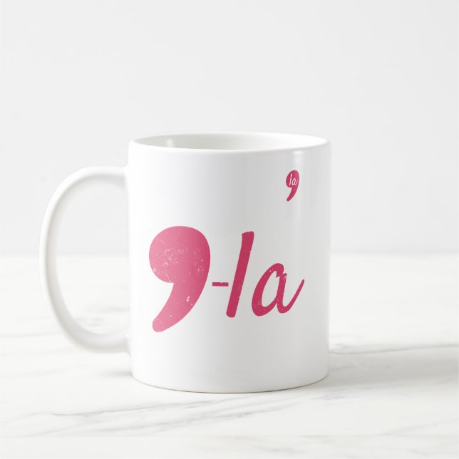 Taza De Café Comma divertida La Kamala Harris Haris de las elec (Izquierda)