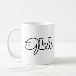 Taza De Café Comma La Cat Damas para Kamala