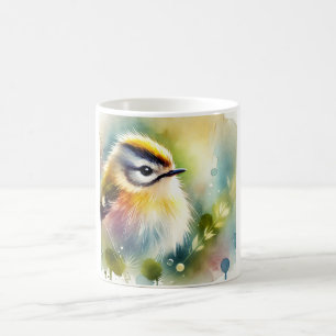 Taza De Café Common Firecrest Bird 180724AREF145 - Watercolor
