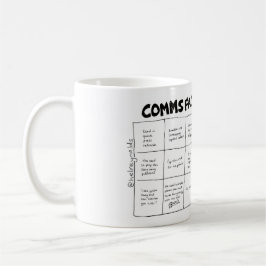 Taza De Café Comms Facepalm Bingo (tarjetas A+B)