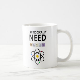 Taza De Café Cómnibus De Química Gracioso - Necesito Cafeína Pe