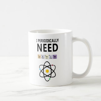 Taza De Café Cómnibus De Química Gracioso - Necesito Cafeína Pe