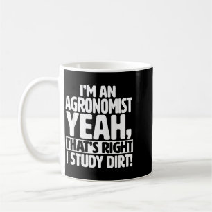 Taza De Café Como Agrónomo Estudio la Tierra - Agronomía Divert