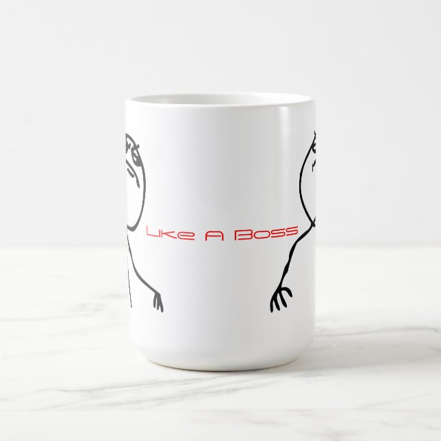 Taza De Café Como Boss (Centro)