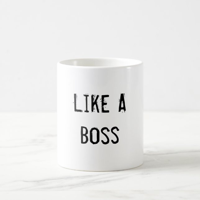 Taza De Café Como Boss (Centro)