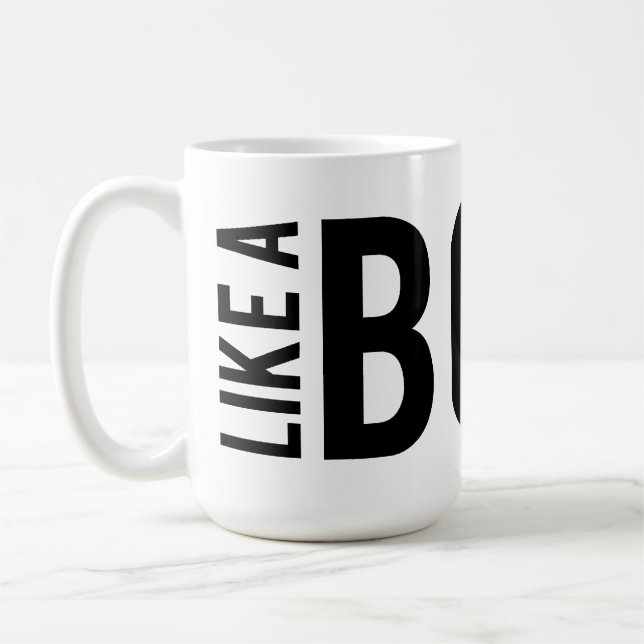 TAZA DE CAFÉ COMO BOSS (Izquierda)