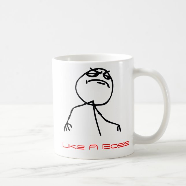 Taza De Café Como Boss (Derecha)