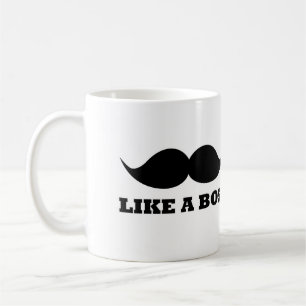 Taza De Café COMO BOSS, diseño del bigote