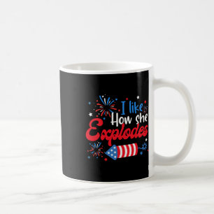 Taza De Café Como Cómo Explota Fuegos Artificiales Pareja Funny