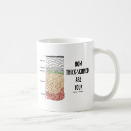 Taza De Café ¿Cómo de piel gruesa es usted? (Capas de la piel