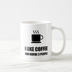 Taza De Café Como el café tres personas divertidas