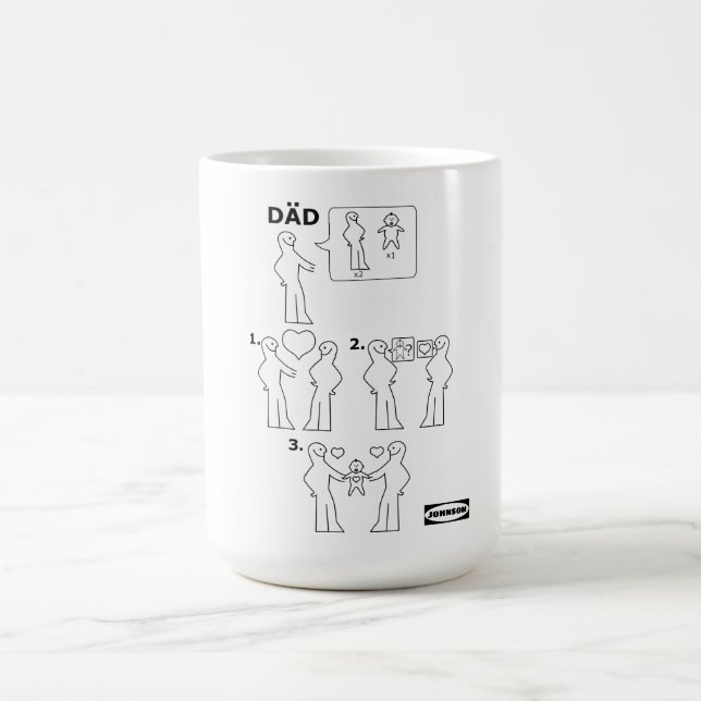Taza De Café Cómo ensamblar una parodia de hoja de instruccione (Centro)