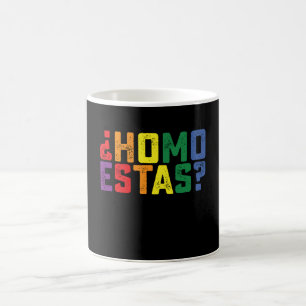 Taza De Café Cómo Estás Español Mexicano Divertido Orgullo Gay 