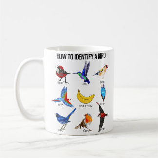 Taza De Café Cómo identificar un pájaro - Foto de aves Fotograf