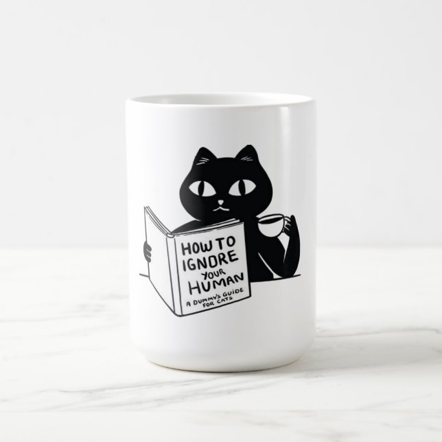 Taza De Café Cómo ignorar a tu gente (Centro)