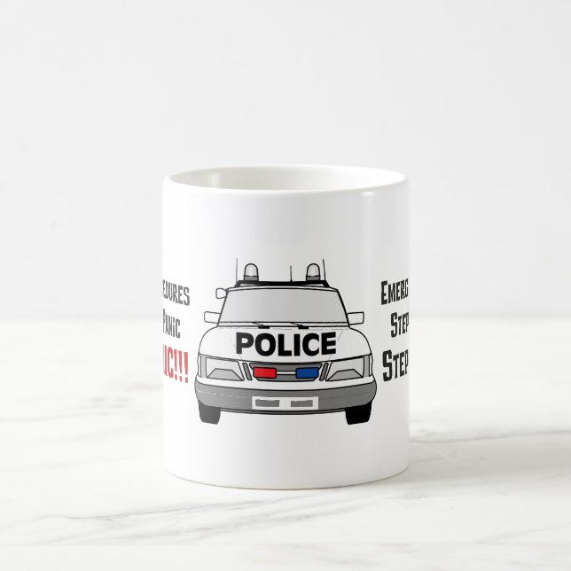 Taza De Café Cómo los oficiales de policía responden a su (Centro)