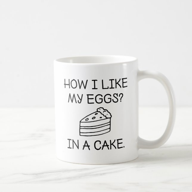 Taza De Café Cómo me gustan mis huevos (Derecha)