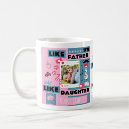 Taza De Café Como Padre Como Hija, Oh Crap Funny Photo