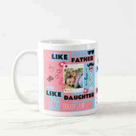 Taza De Café Como Padre Como Hija, Oh Crap Funny Photo