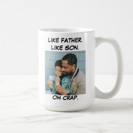 Taza De Café Como padre, foto de hijo
