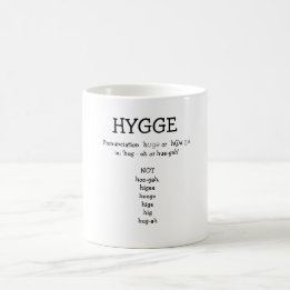 Taza De Café Cómo pregonar al Personalizado gracioso SAY HYGGE 
