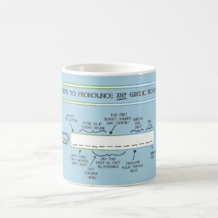 Taza De Café Cómo pronunciar cualquier palabra gaélica