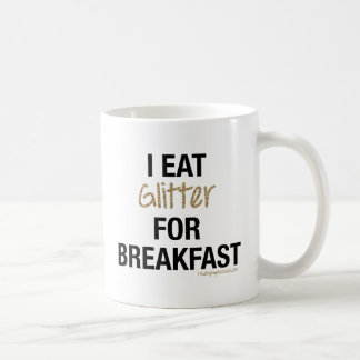 TAZA DE CAFÉ COMO PURPURINA PARA EL DESAYUNO