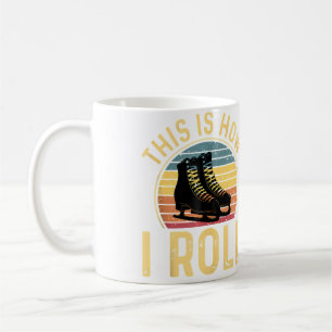 Taza De Café Cómo Rueda 70S 80S Patinaje Sobre Ruedas Patinador