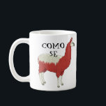 Taza De Café Como Se Llama Mug con imagen de llama<br><div class="desc">Como Se Llama Mug con imagen de llama</div>