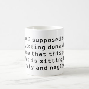 Taza De Café ¿Cómo se supone que debo hacer cualquier codificac