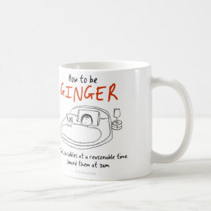 Taza De Café Cómo ser un gato: Jengibre