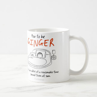 Taza De Café Cómo ser un gato: Jengibre