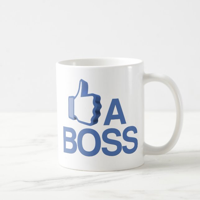 Taza De Café COMO UN BOSS Coffee Mug (Derecha)
