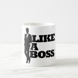 Taza De Café Como un jefe<br><div class="desc">Divertido como una parodia de jefe para el día de los jefes</div>