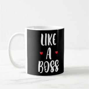 Taza De Café Como un jefe   Corazones