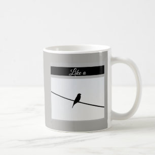 Taza De Café Como un pájaro en un alambre - Leonard Cohen