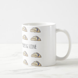 Taza De Café Como un Scone del balanceo
