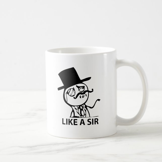 Taza De Café Como un sir (Derecha)