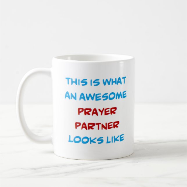 Taza De Café compañero de oración, increíble (Izquierda)