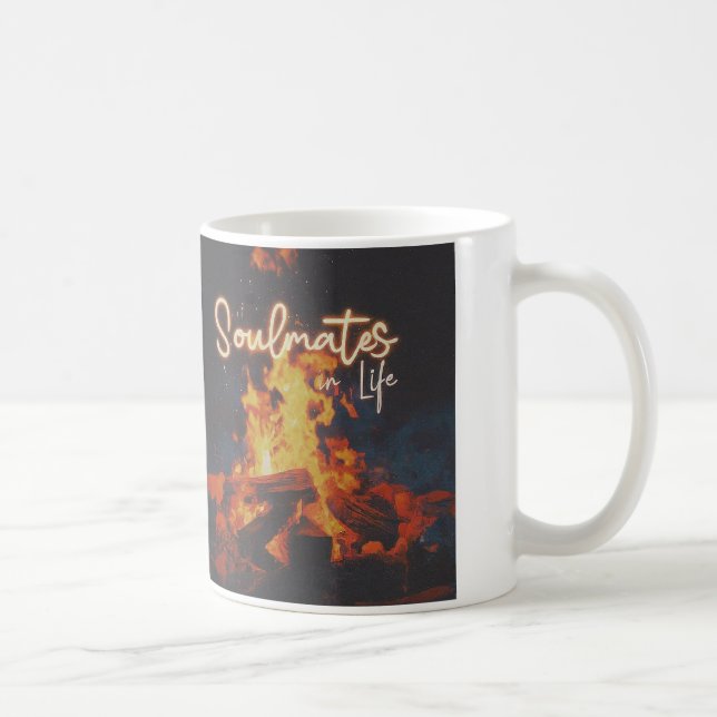 Taza De Café Compañeros de almas en la vida (Derecha)